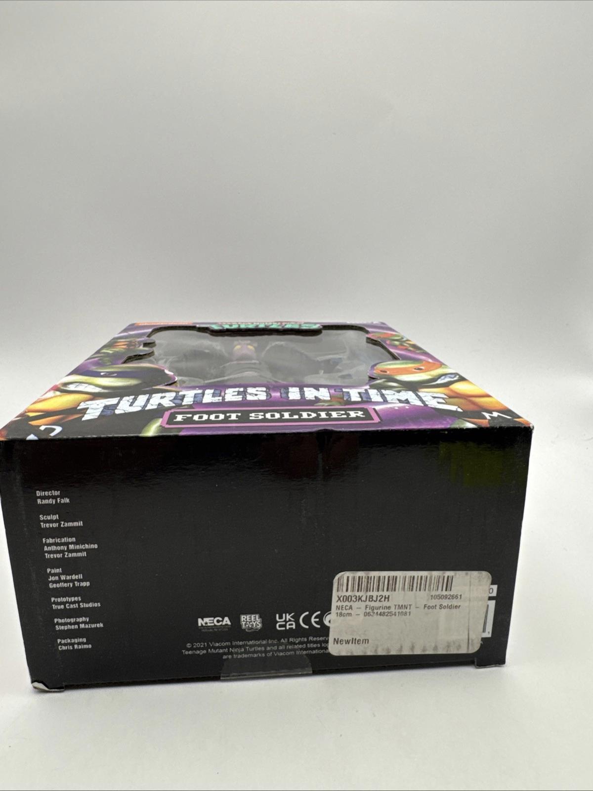 NECA TMNT Turtles In Time Series 1 Foot Soldier 7 Inch Scale Action Figure New