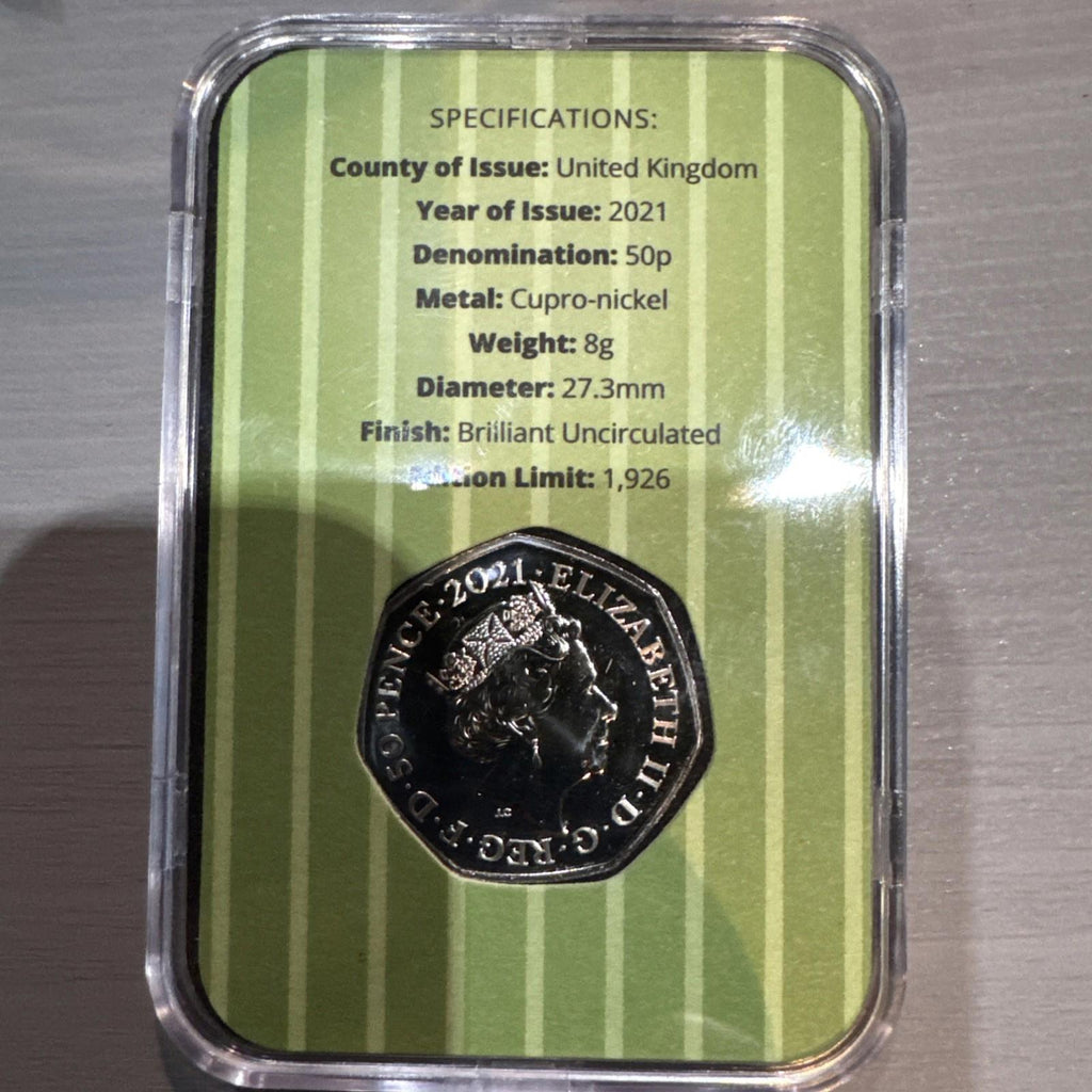 2021 John Logie Baird Television Pioneer Uncirculated UK Fifty Pence 50p coin