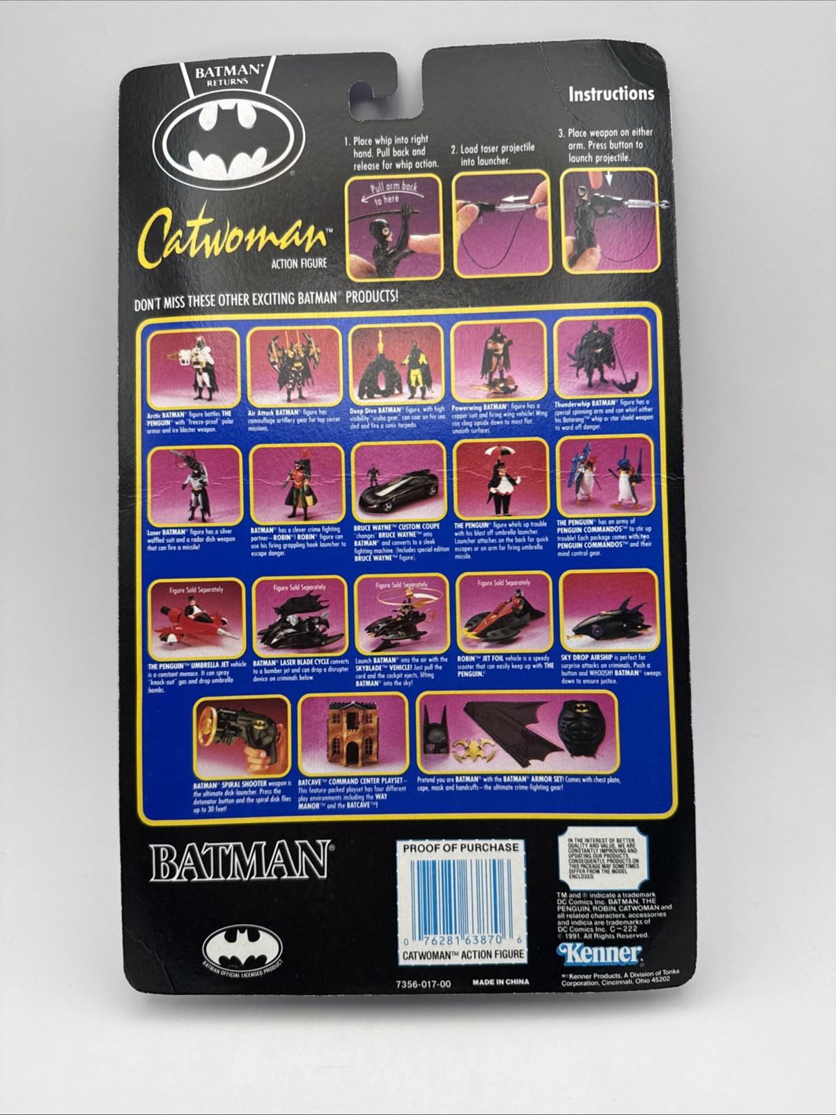 Batman Returns Catwoman Vintage DC Action Figure Kenner 1992