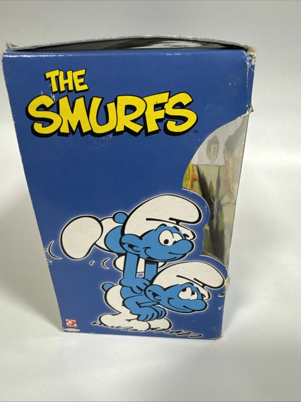 The Smurfs Pull Back Motor Car Smurf Vehicle Boxed