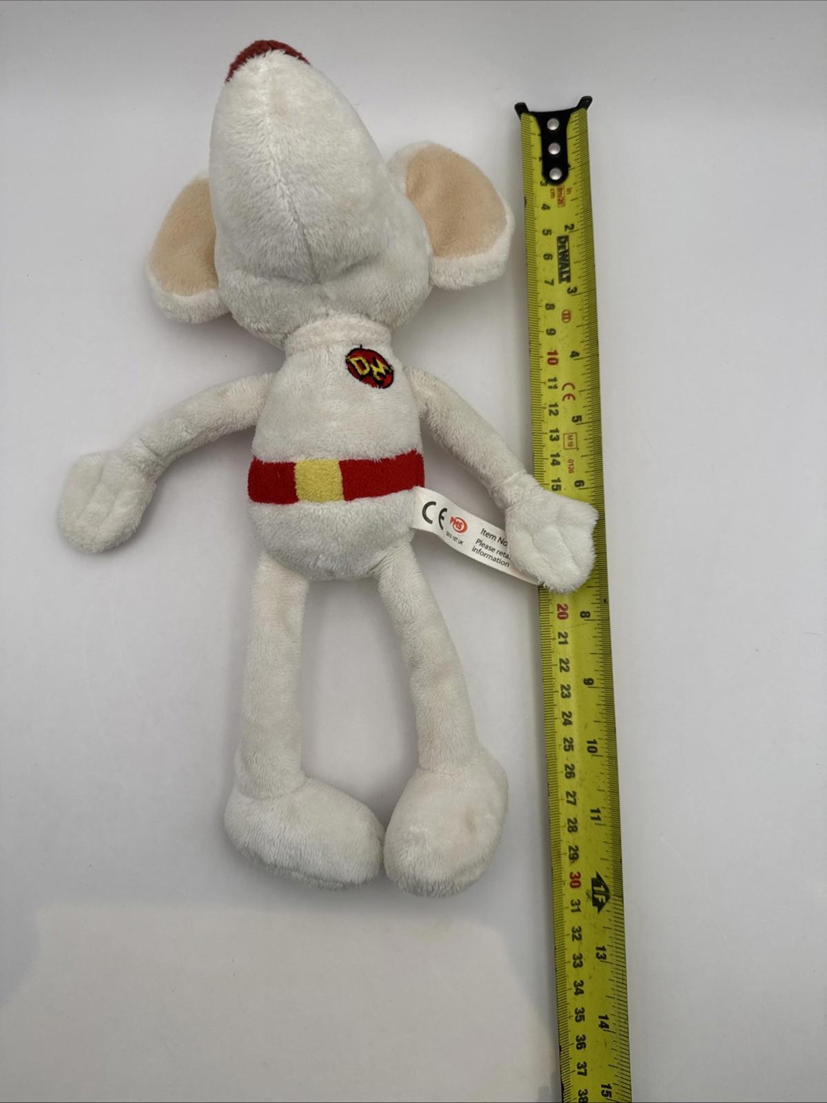30cm Danger Mouse Plush Soft Toy 1981 Vintage Retro Collectable Tv Series