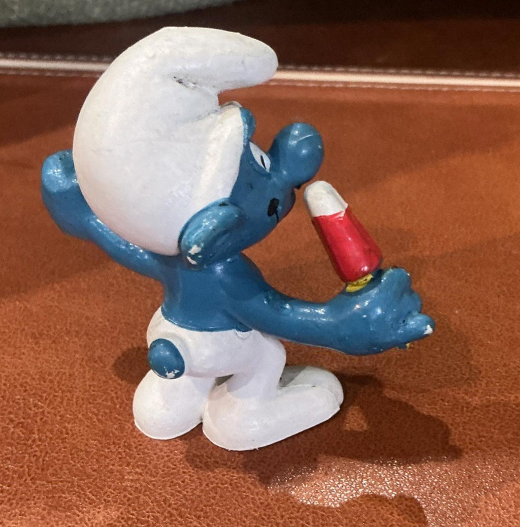 Vintage Ice Lolly Smurf 20053 Collectible Rare SM083