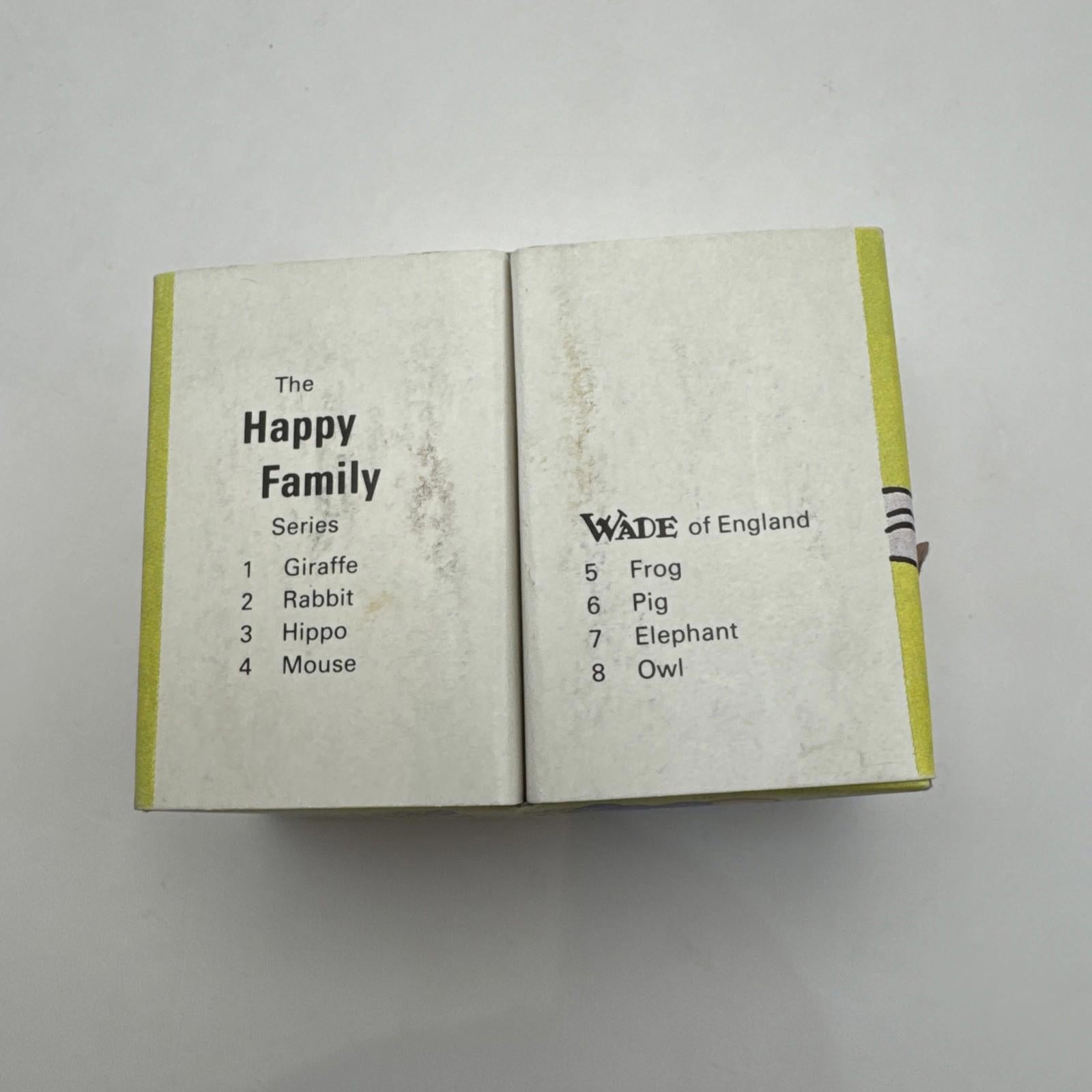 Wade Whimsie Happy Family Frog Set Boxed Great Condition Rare