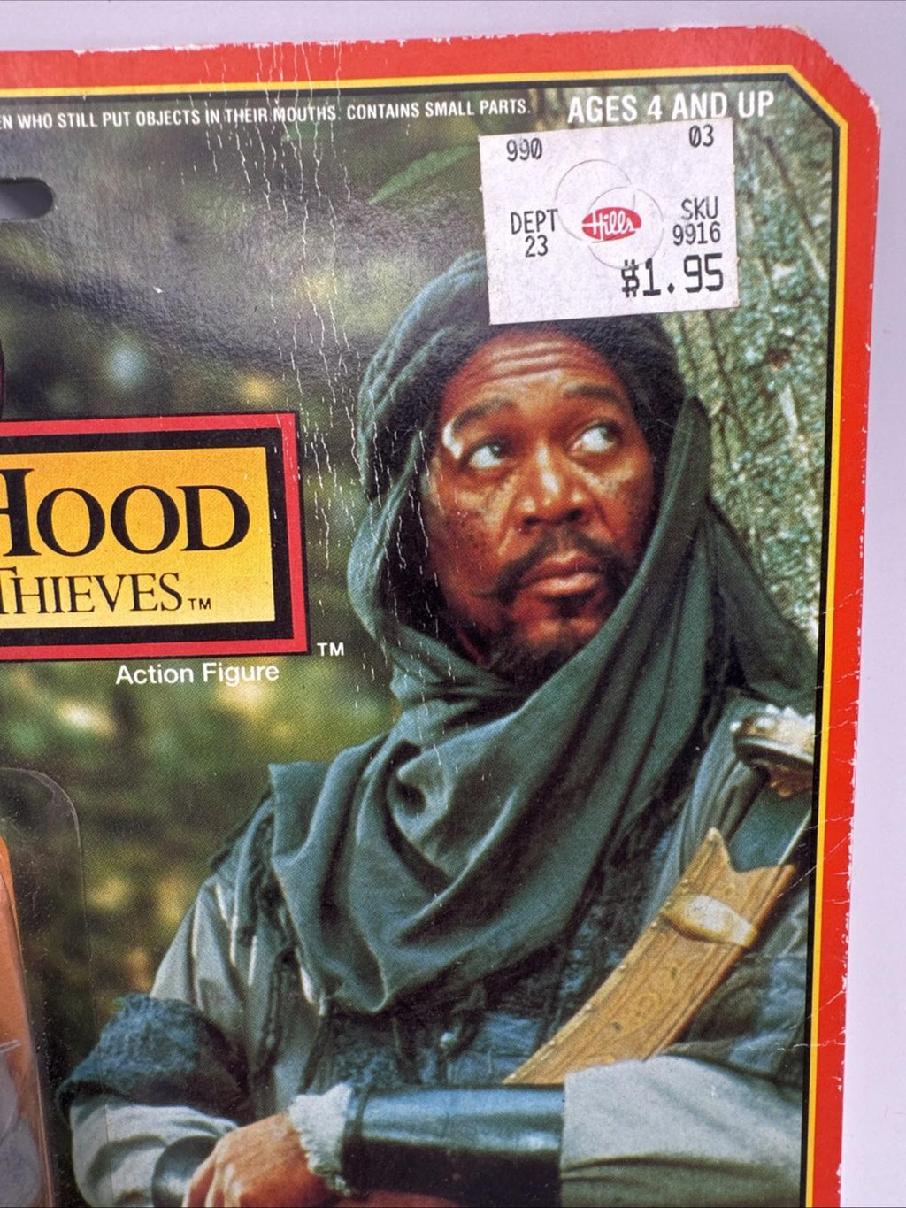 Robin Hood Figure Prince of Thieves - Azeem - Kenner - 1991 - Card Damaged