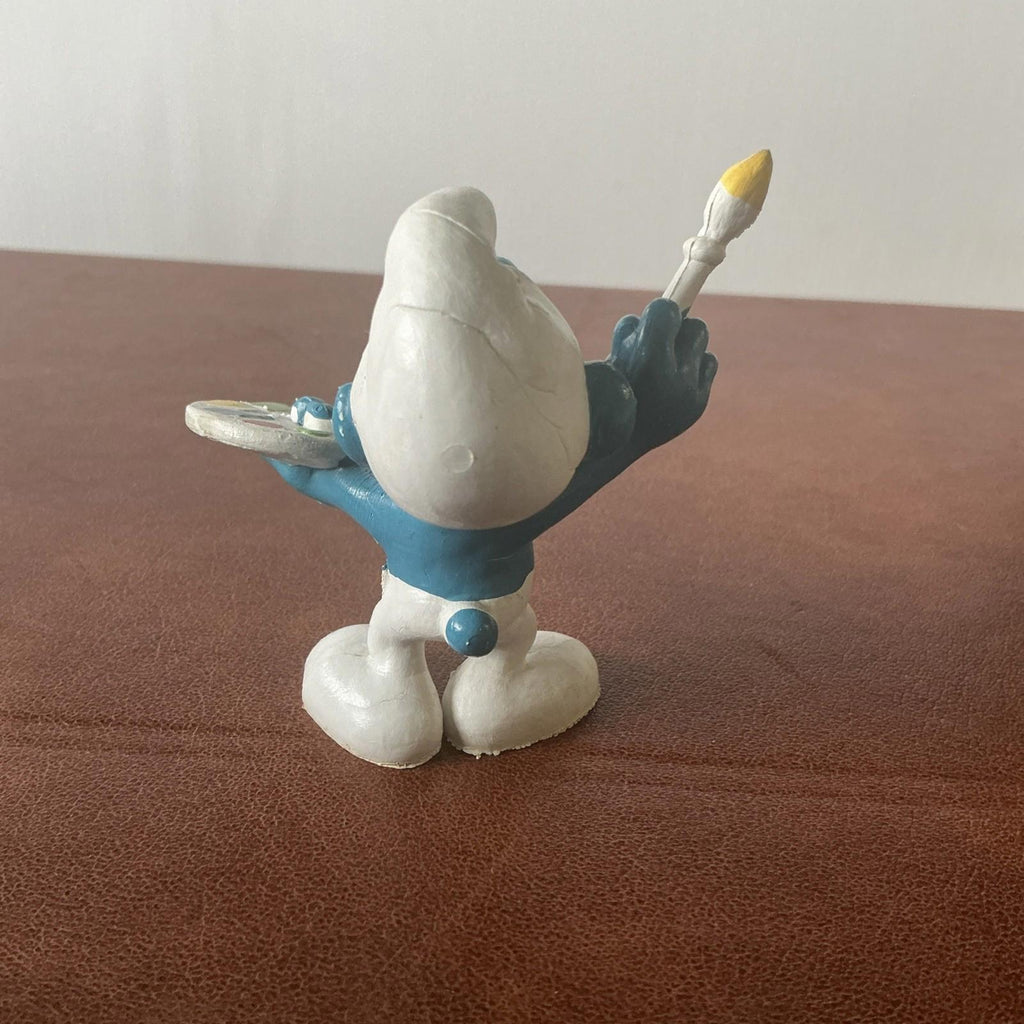 Vintage Artist Smurf 20045 Collectable VGC SM002