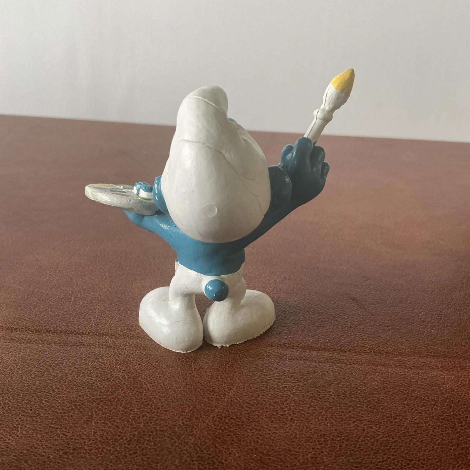 Vintage Artist Smurf 20045 Collectable VGC SM002