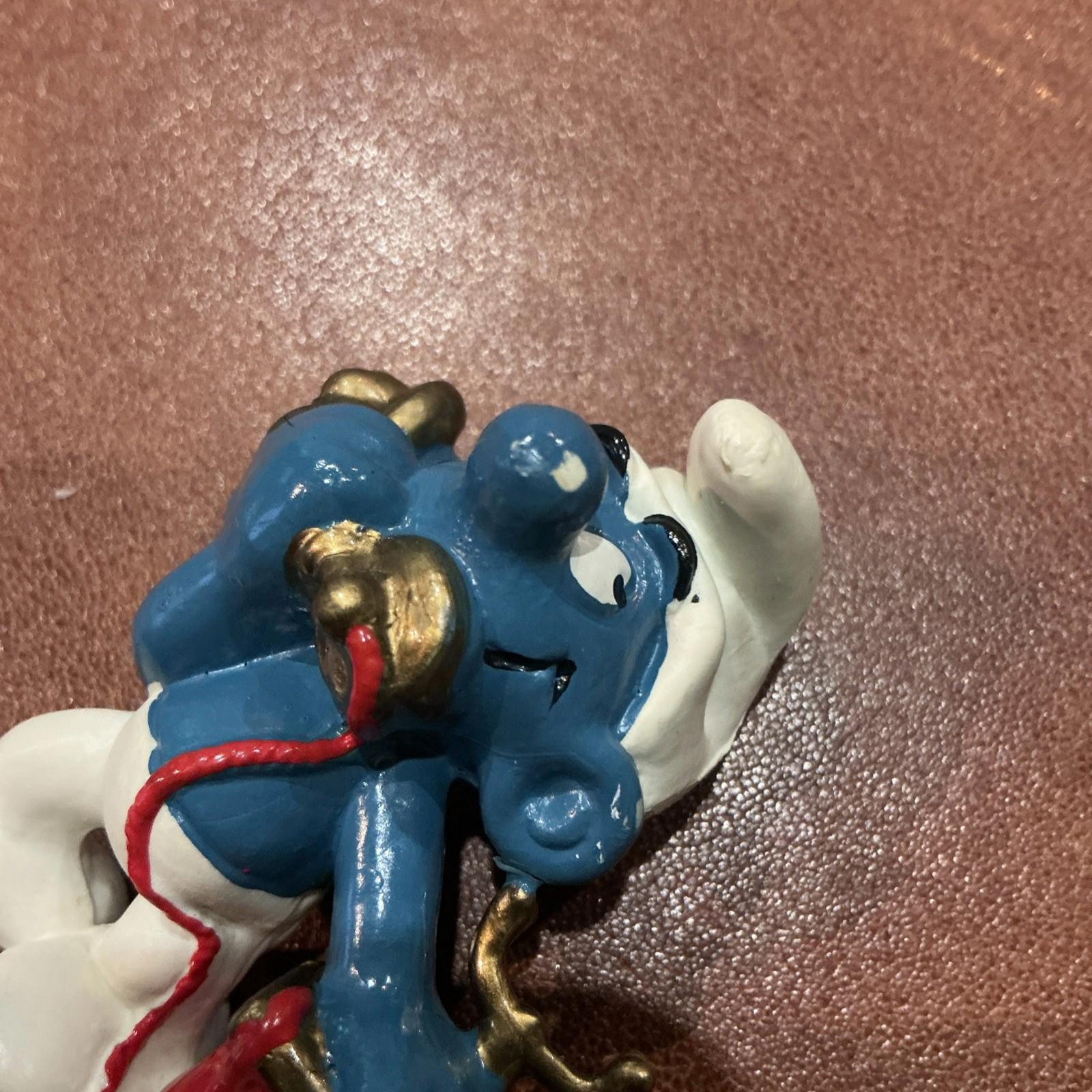 Vintage Telephone Smurf 20062 Excellent Condition Rare Collectable SM049