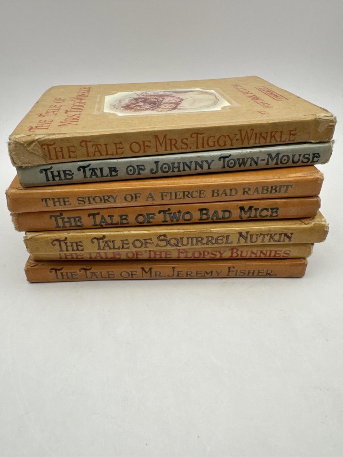 1960’s Beatrix Potter Books F.Warne & Co.Ltd.  Hard Back X 7