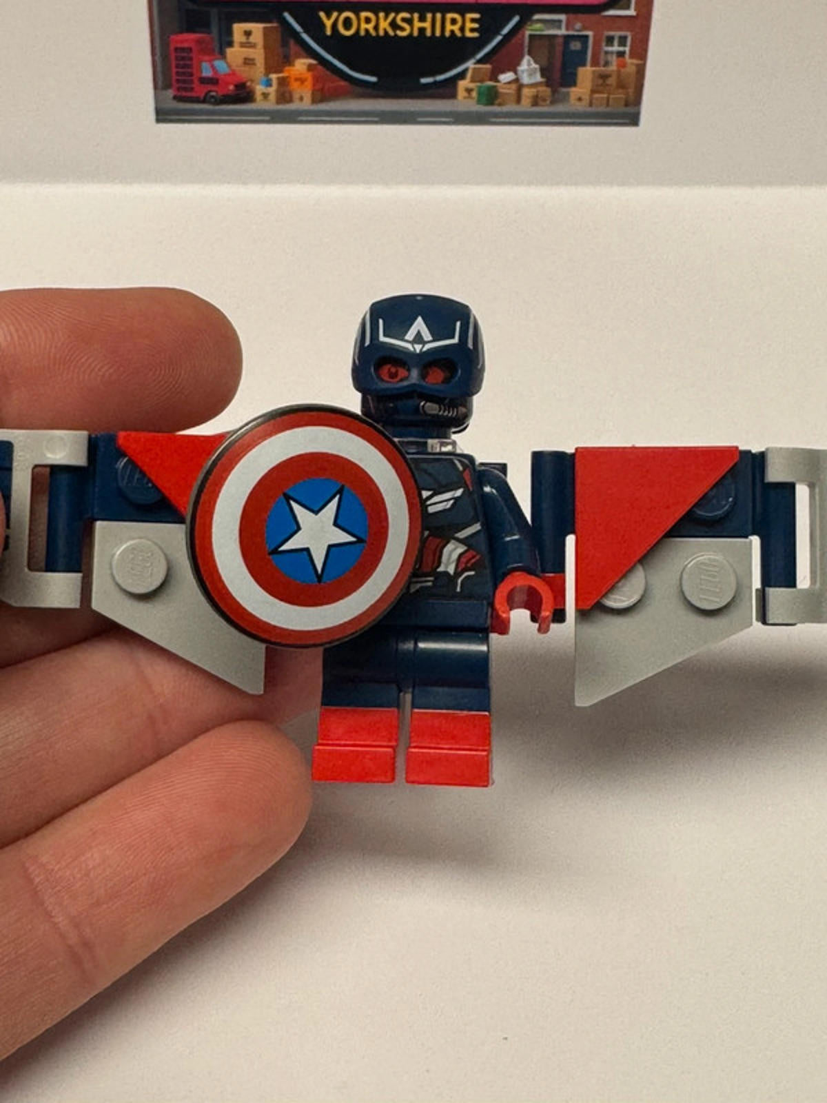 Lego Minifigure Marvel Captain America Sam Wilson sh1003 no offers