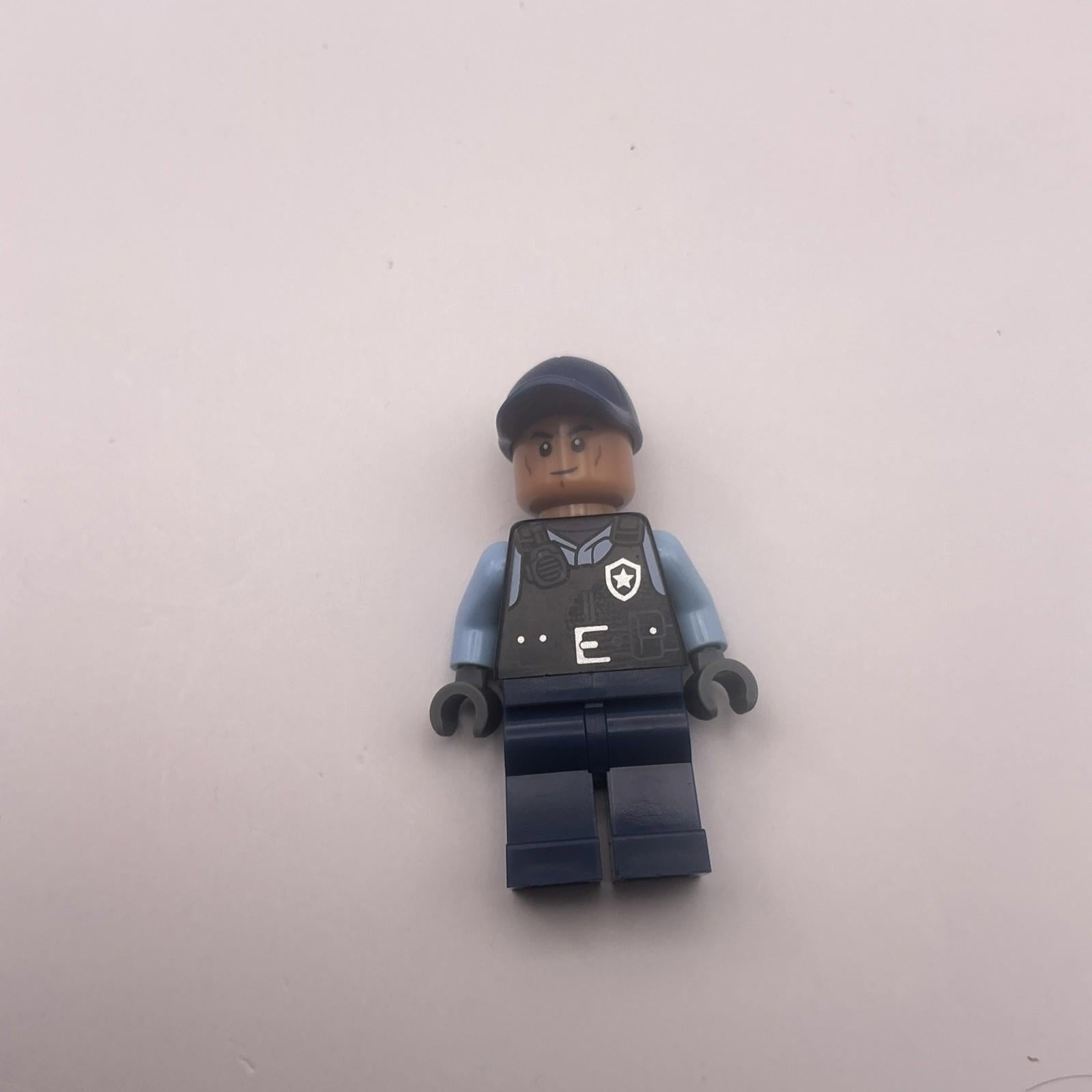 Lego Mini Figure SH 1076 - Male Security Guard - New & Genuine From Set 76300