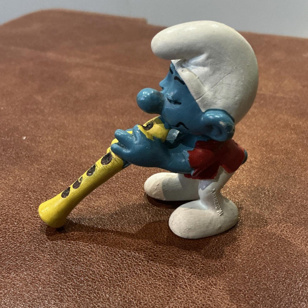 Vintage Flutist Smurf 20048 Collectable SM042