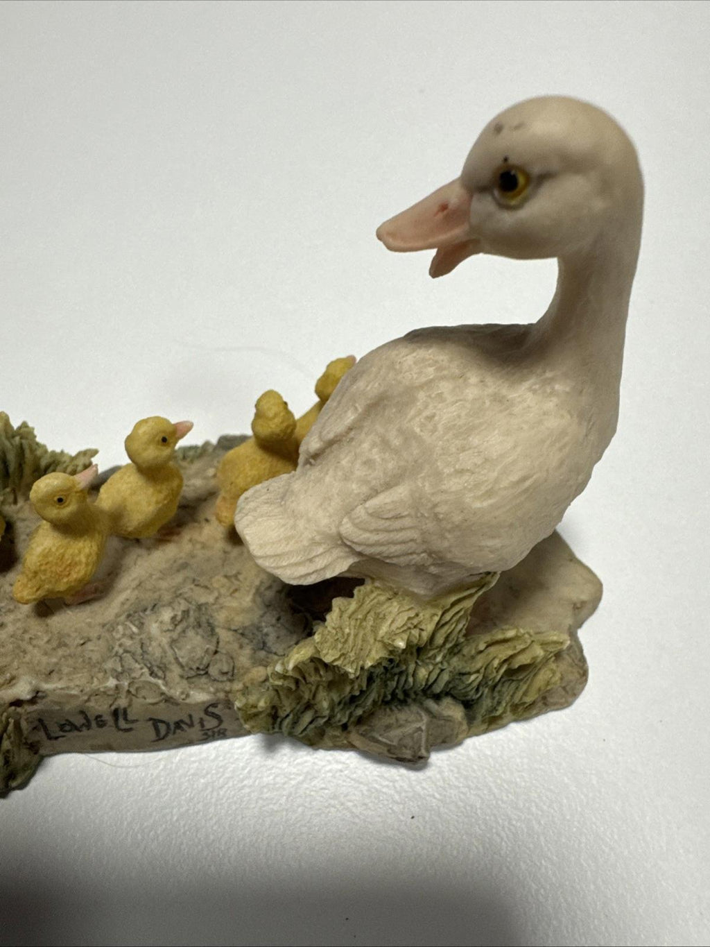 Vintage Signed 1982 Lowell Davis Ducks Figurine- Out of Step RFD Scotland Schmid