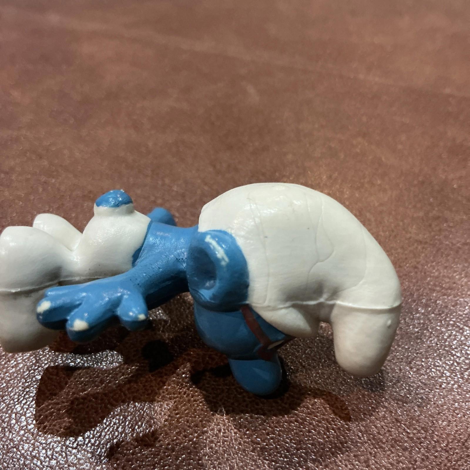 Vintage Peyo Brainy Smurf 20006 Red Glasses Rare Collectable SM051