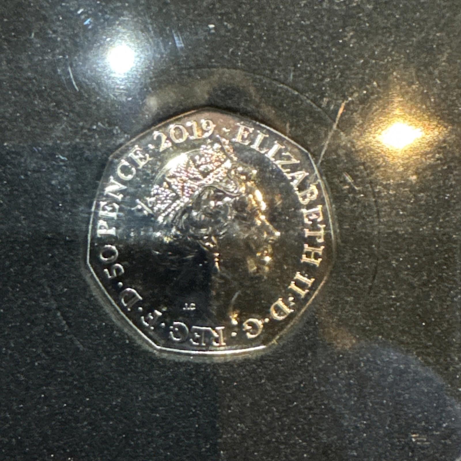 The Britannia New 50p Coin Brilliant Uncirculated In Capsule