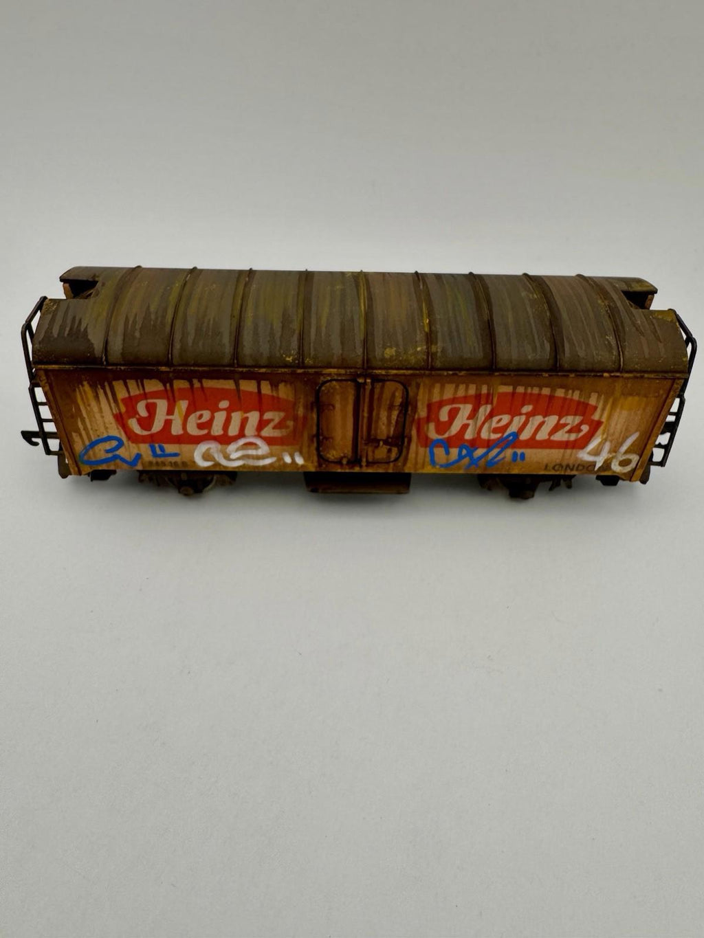 Heavy Weathered Heinz Wagon OO Gauge Train Recreation