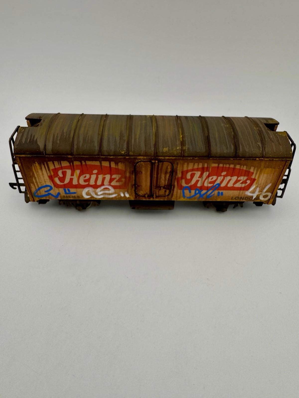 Heavy Weathered Heinz Wagon OO Gauge Train Recreation