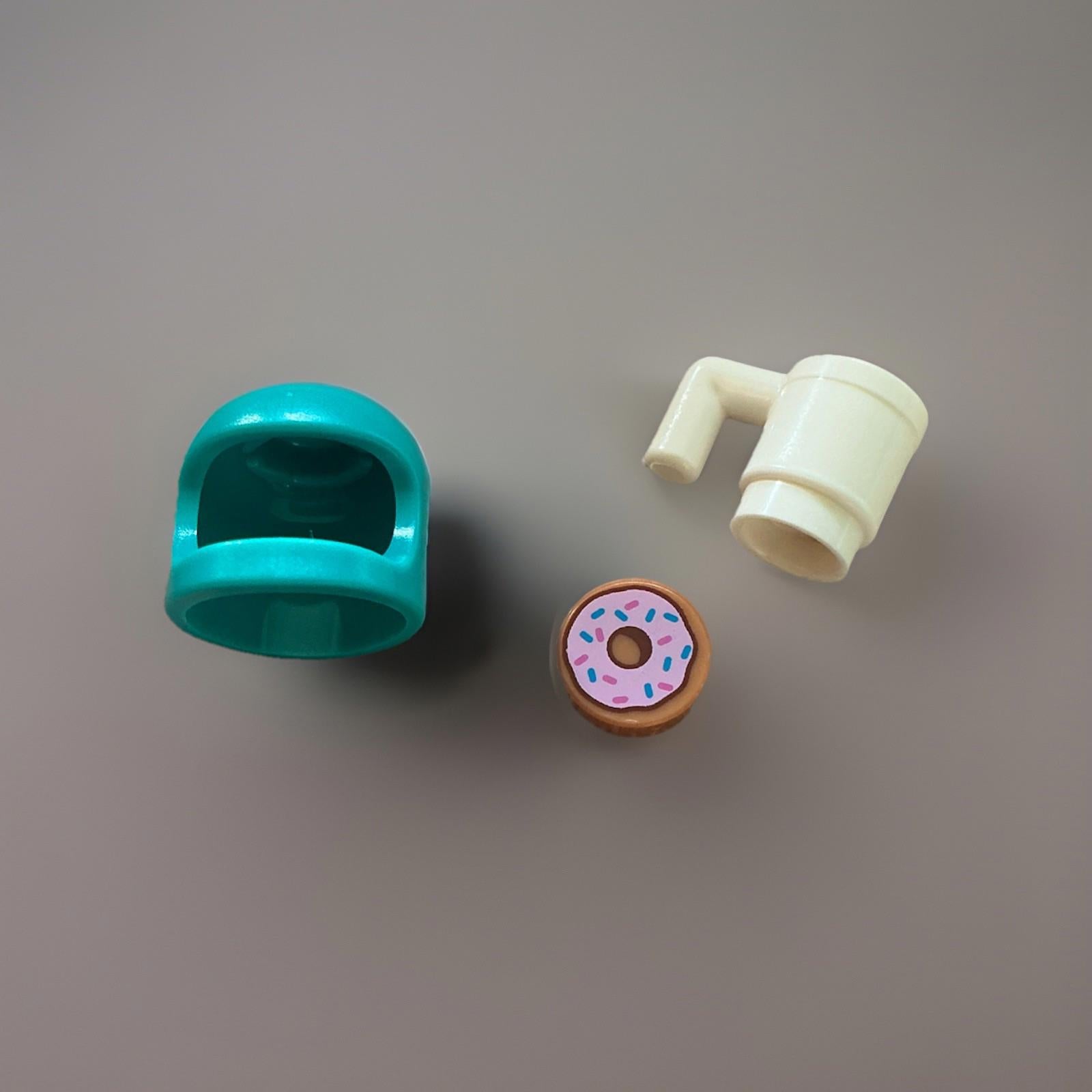 LEGO Ideas Classic Spaceman Astronaut Idea 227 Teal / Turquoise Minifigure