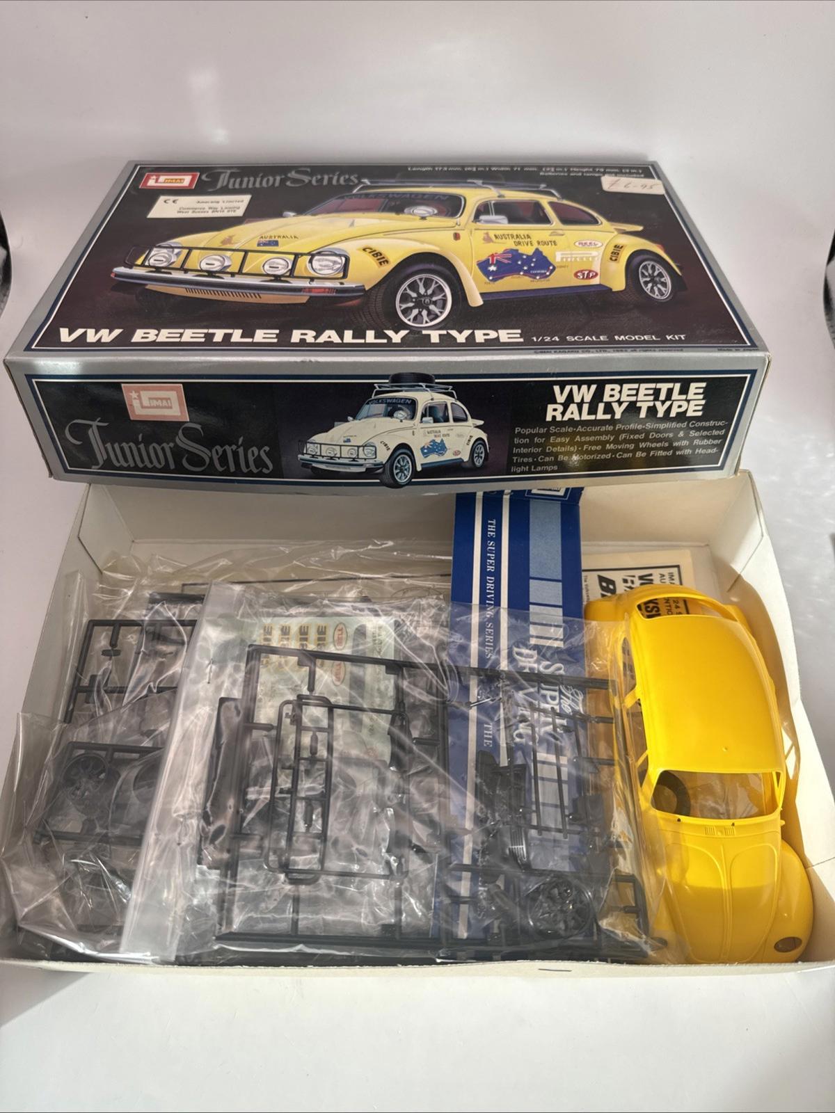 Imai Junior Series VW Beetle Rally Type 1/24 Scale Model Kit Sealed Mint 1983