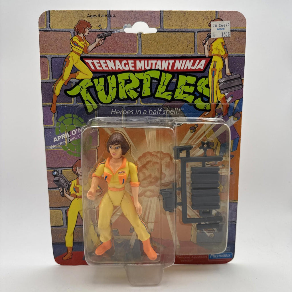 Vintage Teenage Mutant Ninja Turtles April O'Neil Toy Figure TMNT 1990 MOC