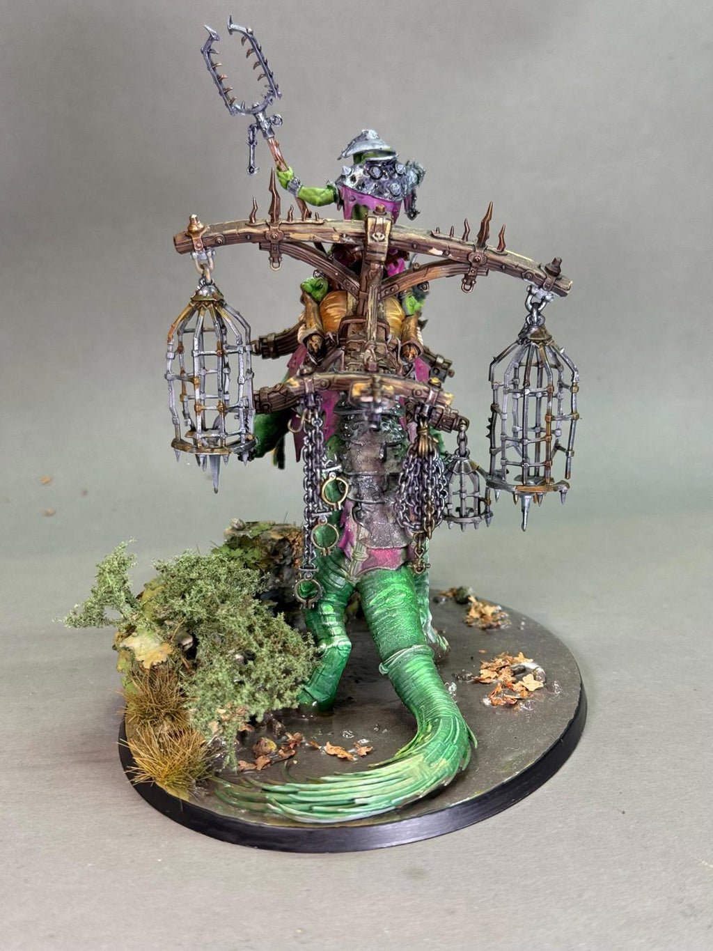 Warhammer Swamp Boss Skumdrekk painted miniature ready to ship