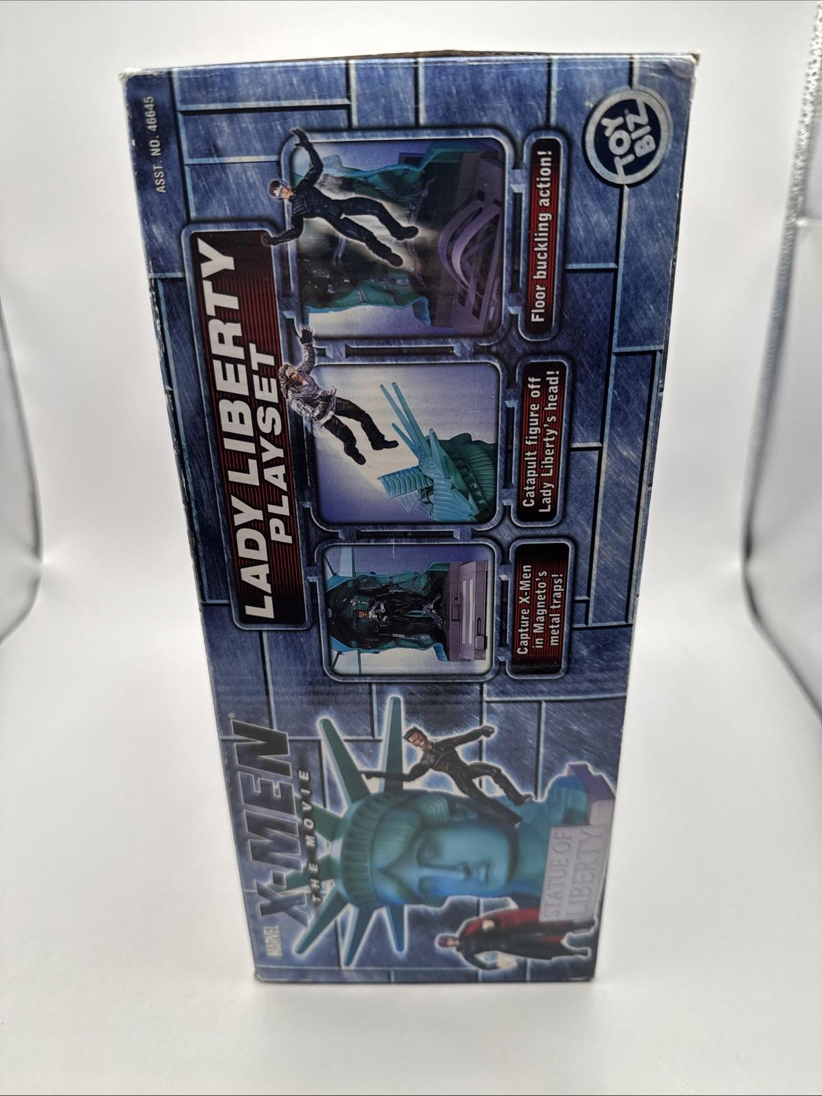 Marvel X-Men The Movie Lady Liberty Playset Toy biz Boxed New 2000