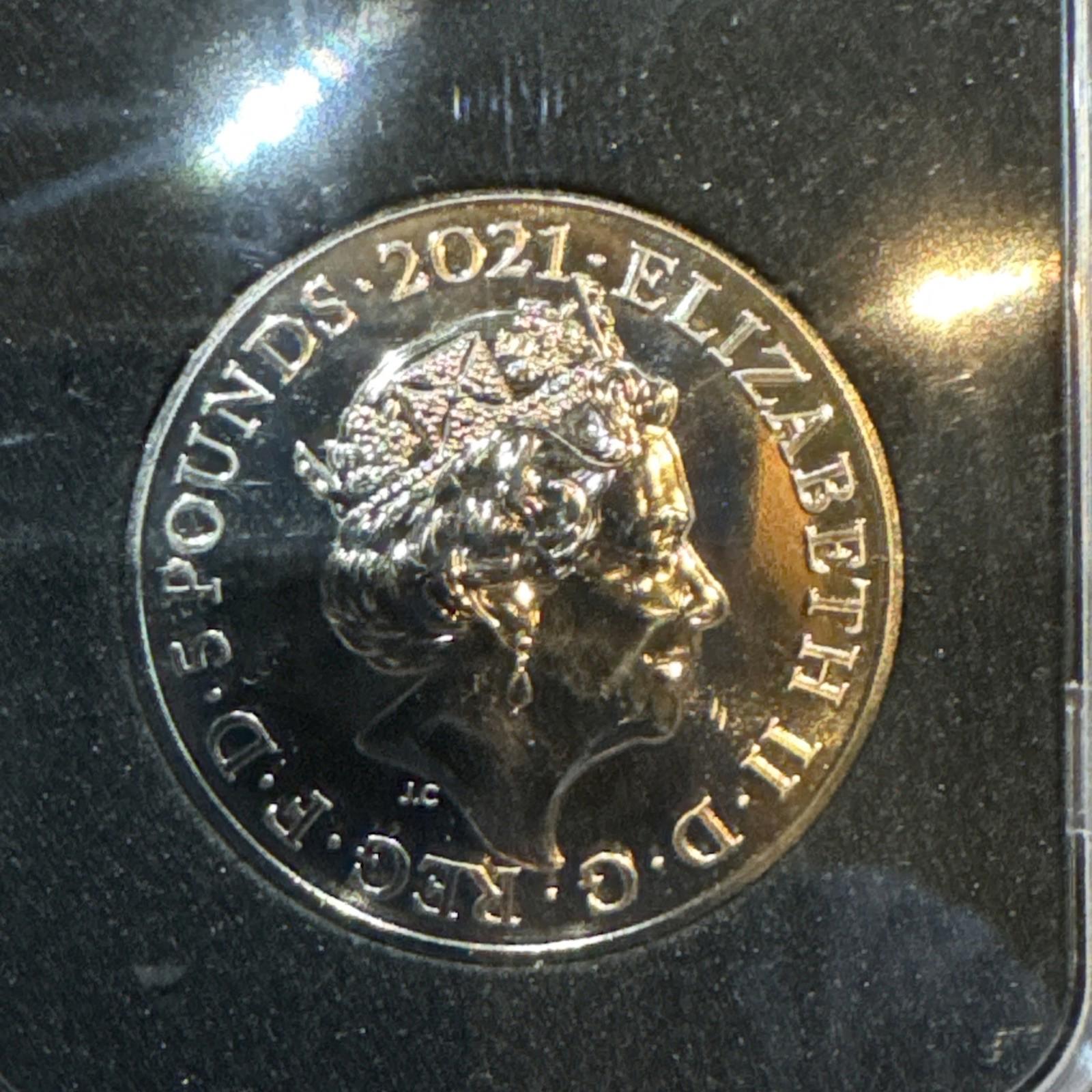 The 2021 Uk £5 Coin Brilliant Uncirculated