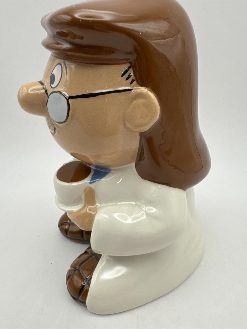 WADE Ceramic Tetley Tea Folk Gaffer Figurine Money Box Piggy Bank 1996 VGC