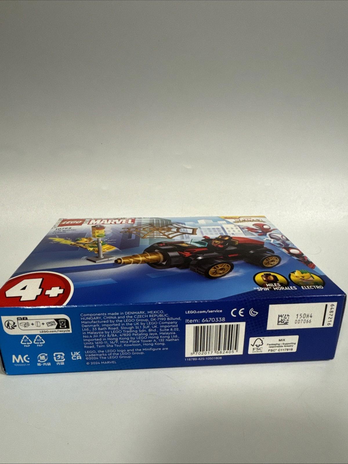 LEGO Spider-Man: Drill Spinner Vehicle (10792) - New & Sealed