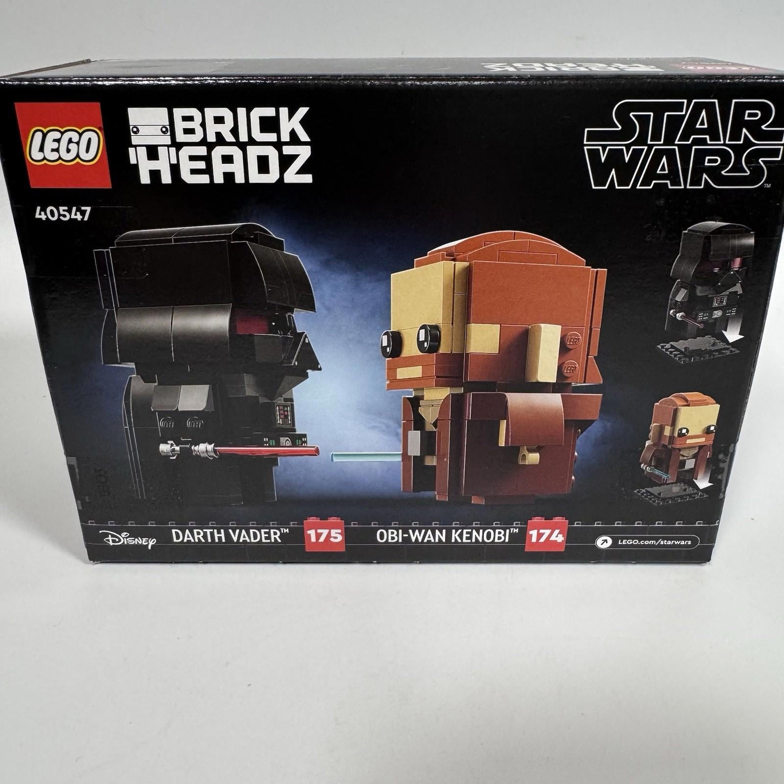 LEGO Star Wars 40547 Brickheadz Obi-Wan Kenobi Darth Vader Set
