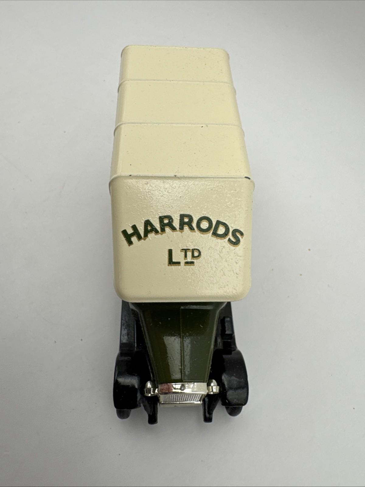 3 X Lledo Days Gone Promotional Delivery Vans Harrods Pork Farms Au Bon Marche
