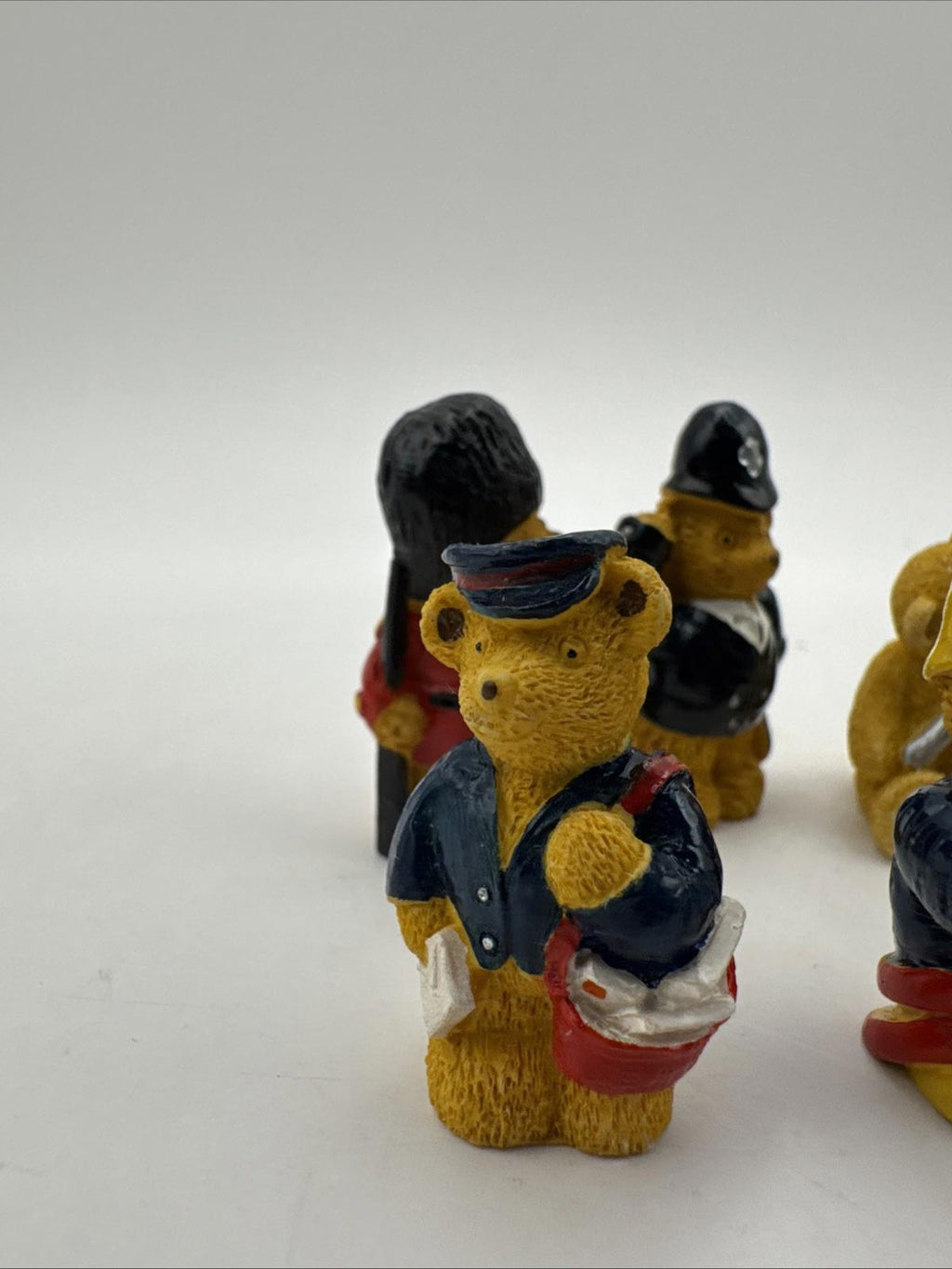 7 X Vintage R&R Hill London Bears Upcott Collection Hand Painted VGC