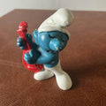 Lute Musical Smurf  ( Red Variant) 20013 PEYO Vintage Excellent Condition SM031