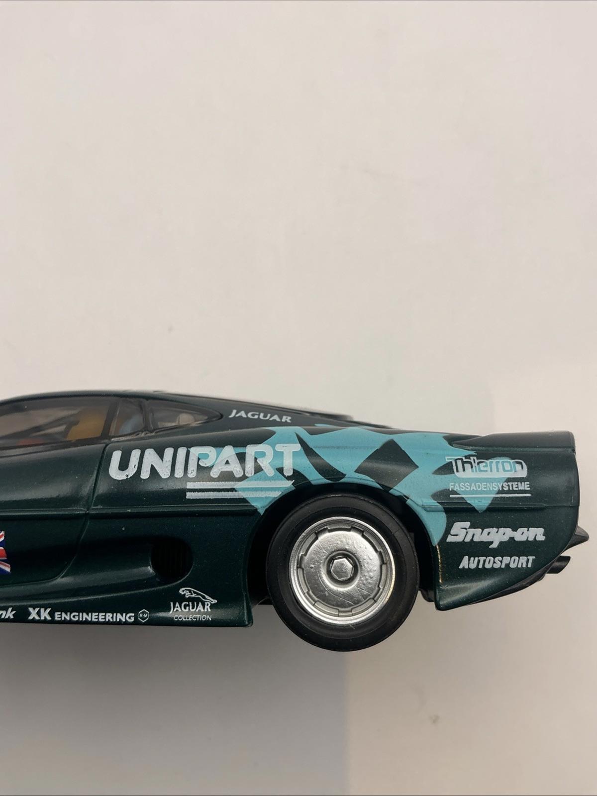 Scalextric C483 Jaguar XJ220C Endurance Unipart Le Mans Boxed Slot Car VGC