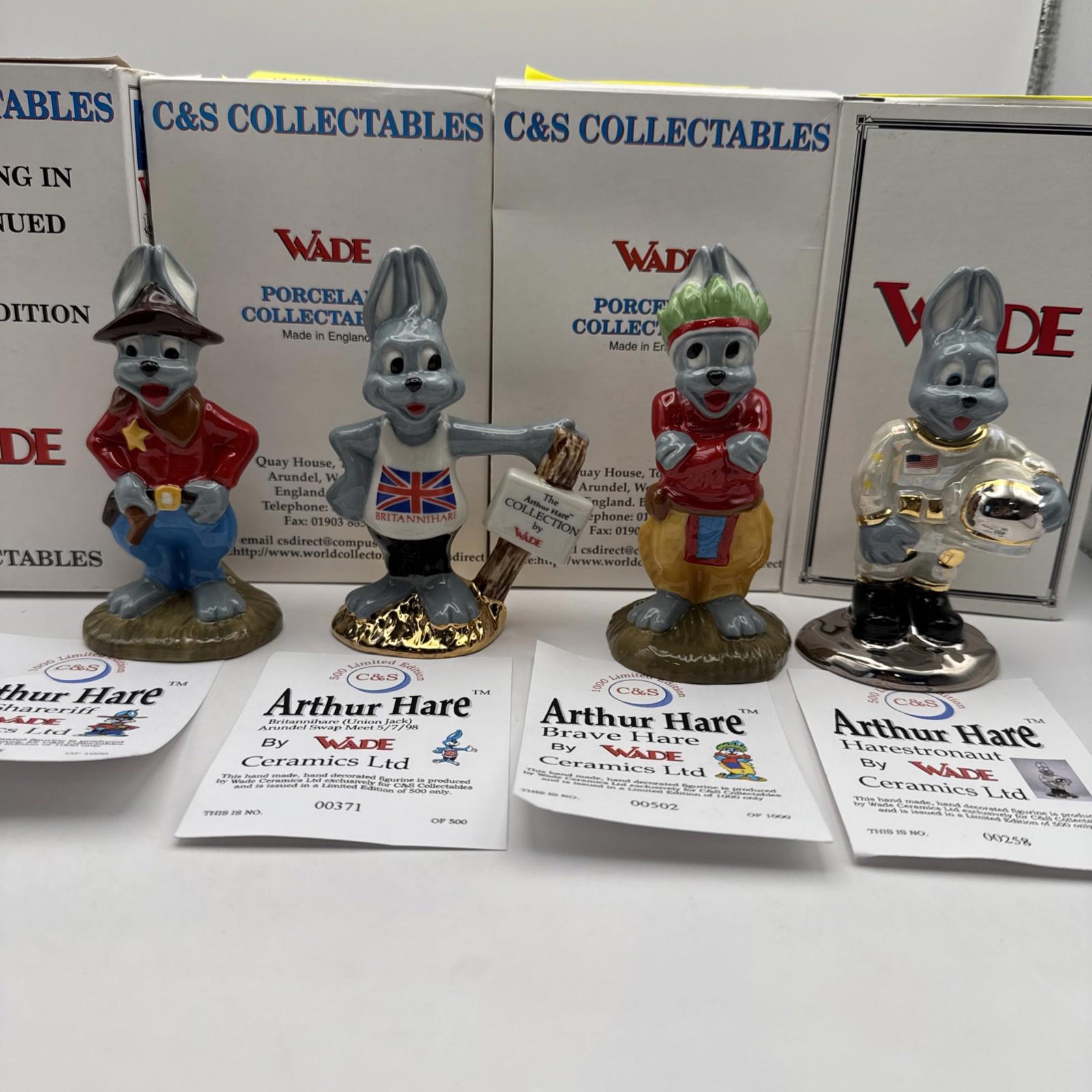 Wade Arthur Hare Collection The Shareiff  Britiannihare Bravehare Harestronaut