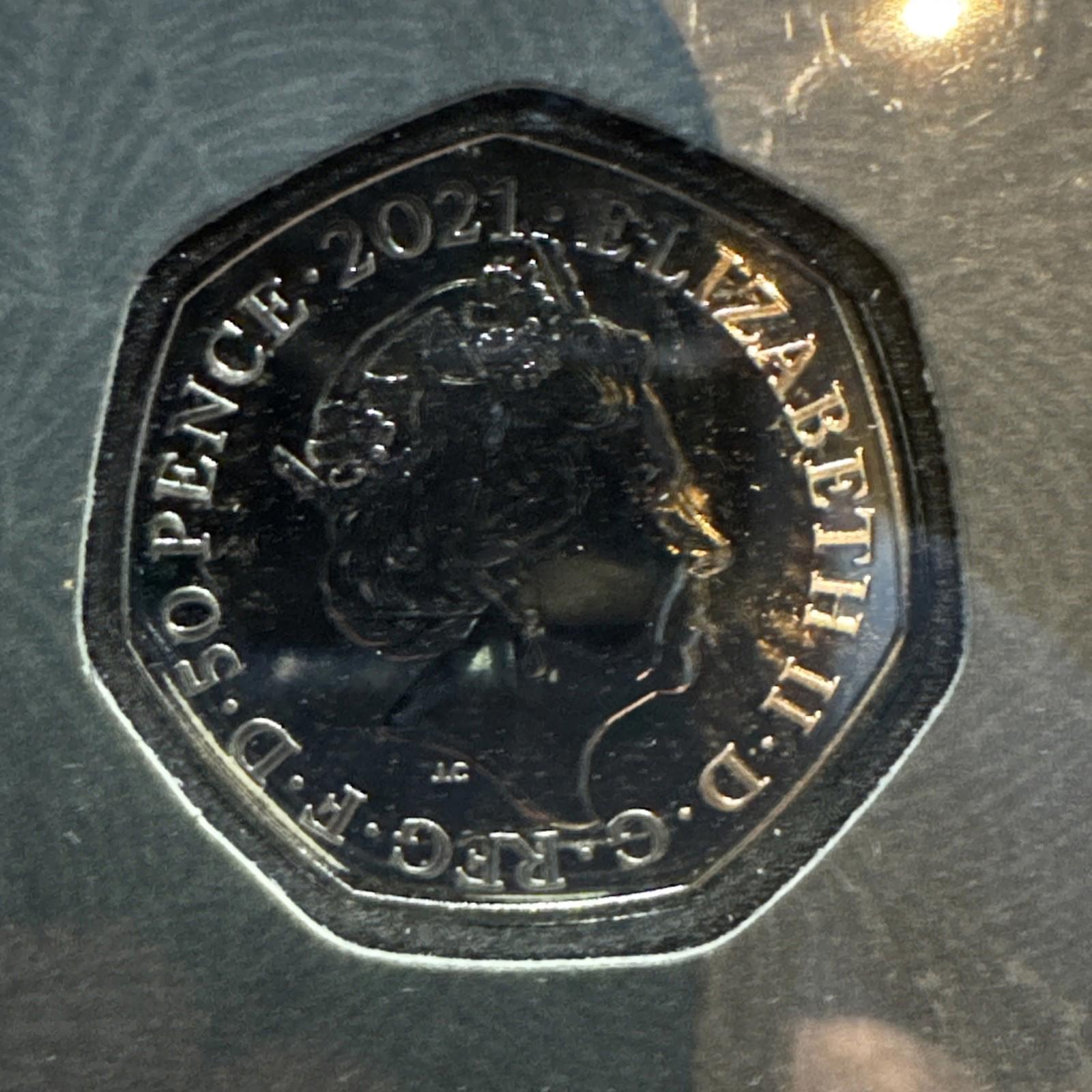 The Plesiosaurus 50p Brilliant Uncirculated Coin In Capsule