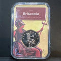 The Britannia New 50p Coin Brilliant Uncirculated In Capsule