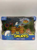 The Smurfs Pull Back Motor Car Smurf Vehicle Boxed