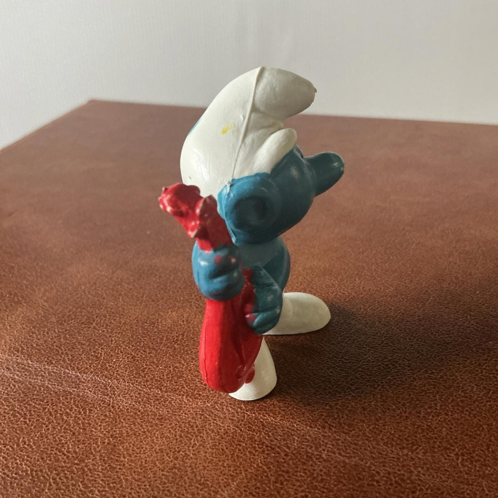 Lute Musical Smurf  ( Red Variant) 20013 PEYO Vintage Excellent Condition SM031