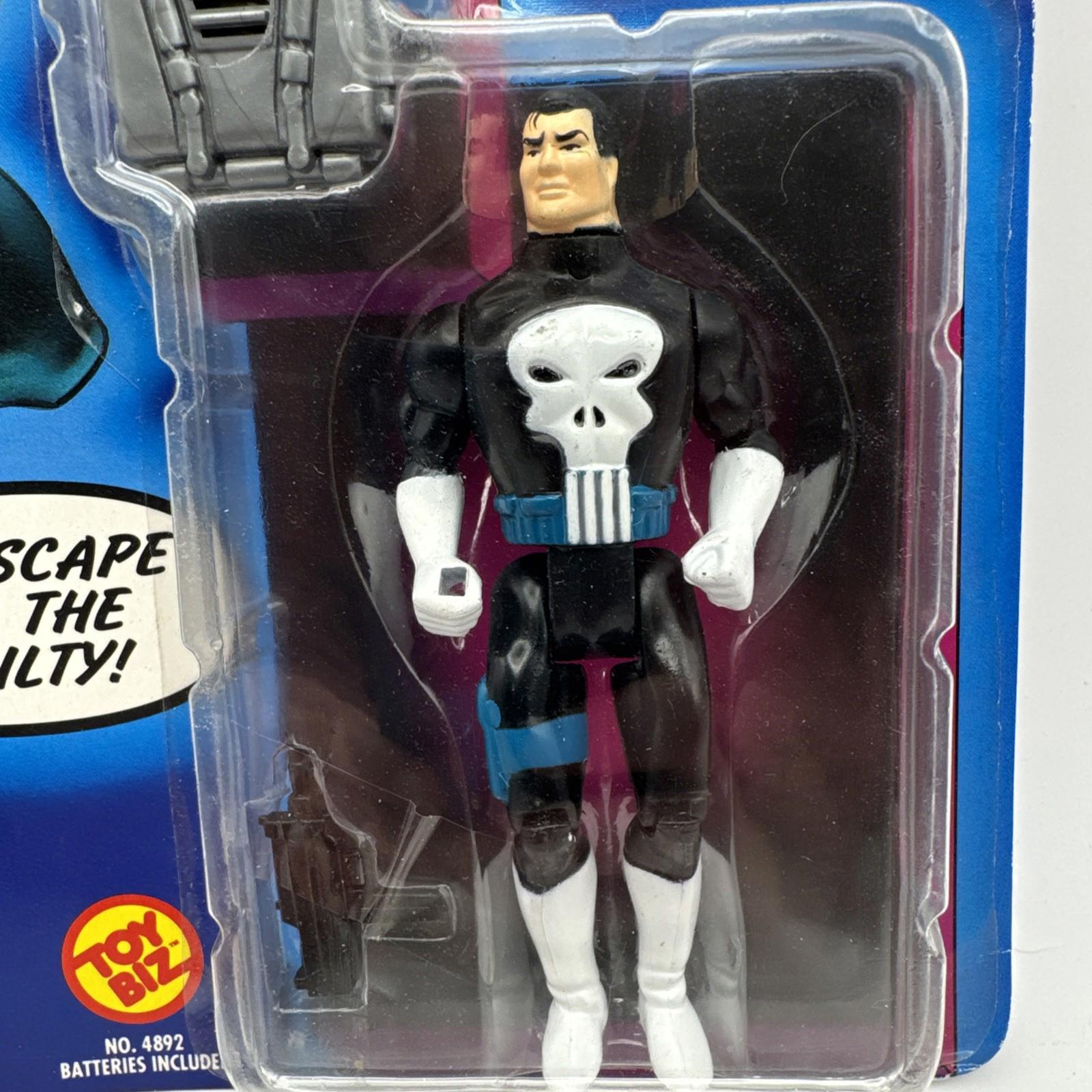 Marvel Electronic Super Heroes The Punisher Talks Carded 1991 Toy Biz