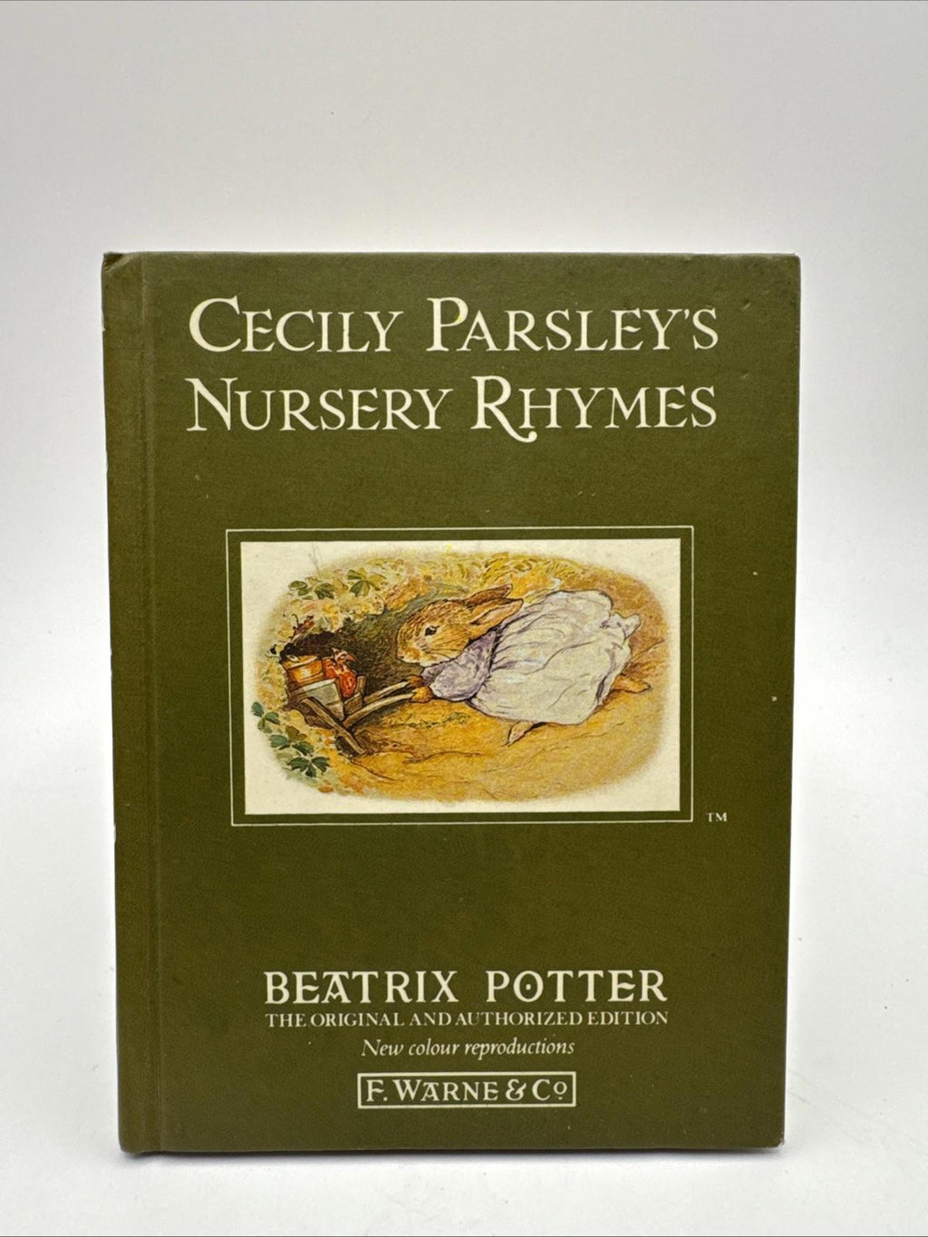 Vintage Beatrix Potter’s Cecily Parsley's Nursery Rhymes Collectable Book 1987