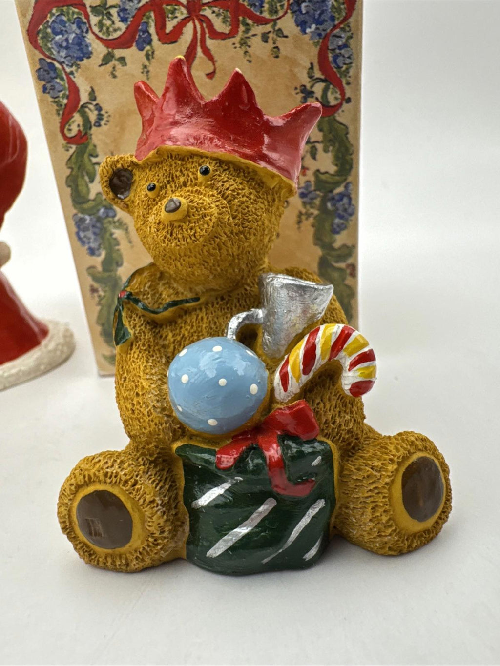5 x Vintage R&R Hill Christmas Theme Bears VGC Upcott Collection Hand Painted