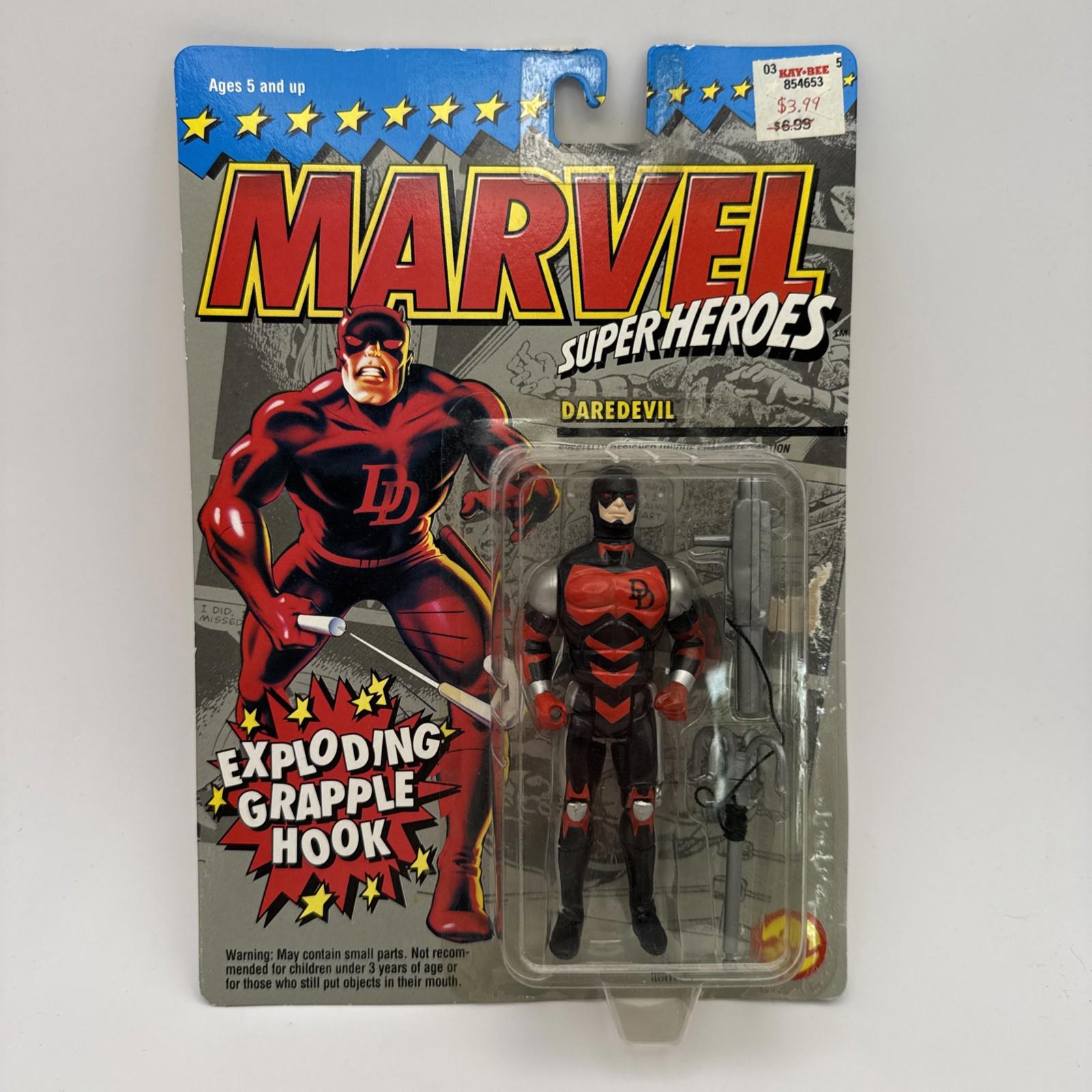 MARVEL SUPER HEROES ☆ DAREDEVIL Vintage Action Figure Original Toybiz 90s
