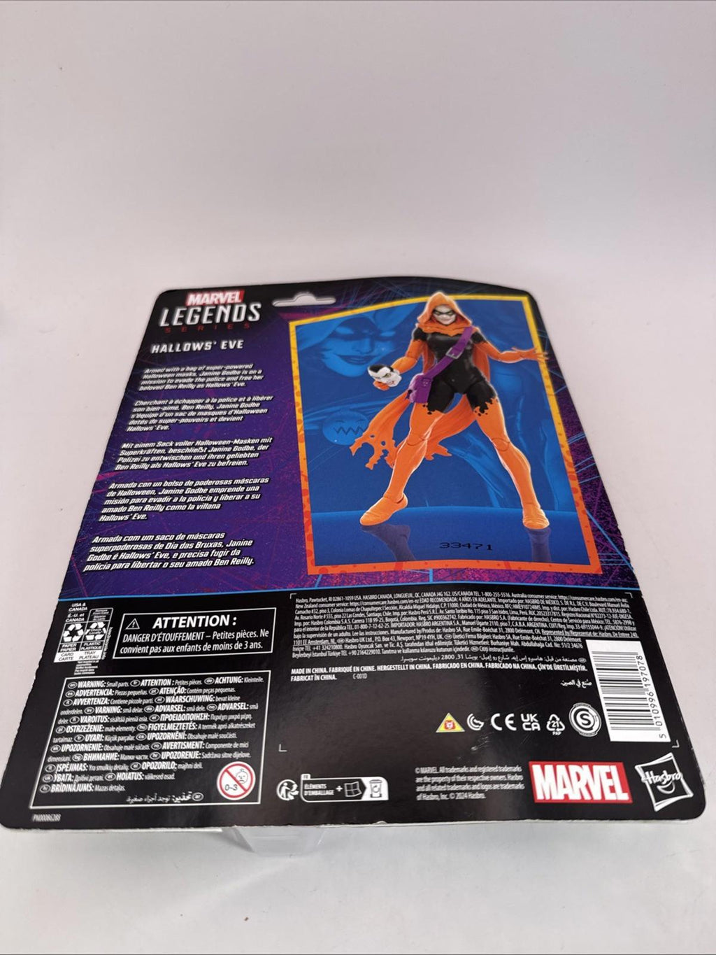 Marvel Legends 6" Spider Man Retro Wave 4 Hallows' Eve Action Figure