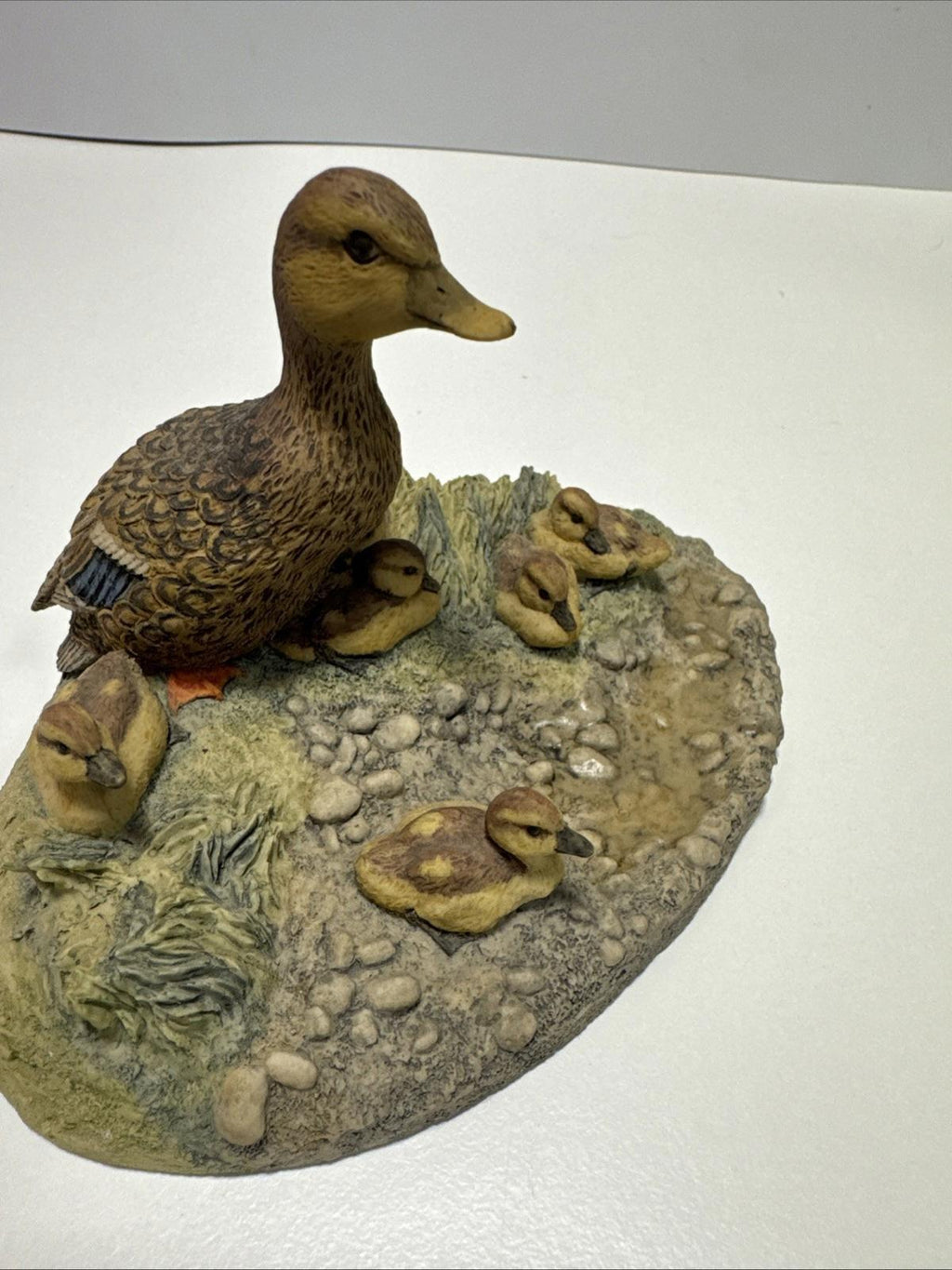 1986 Border Fine Arts "FAMILY LIFE'" Mallard Family WW17 Figurine