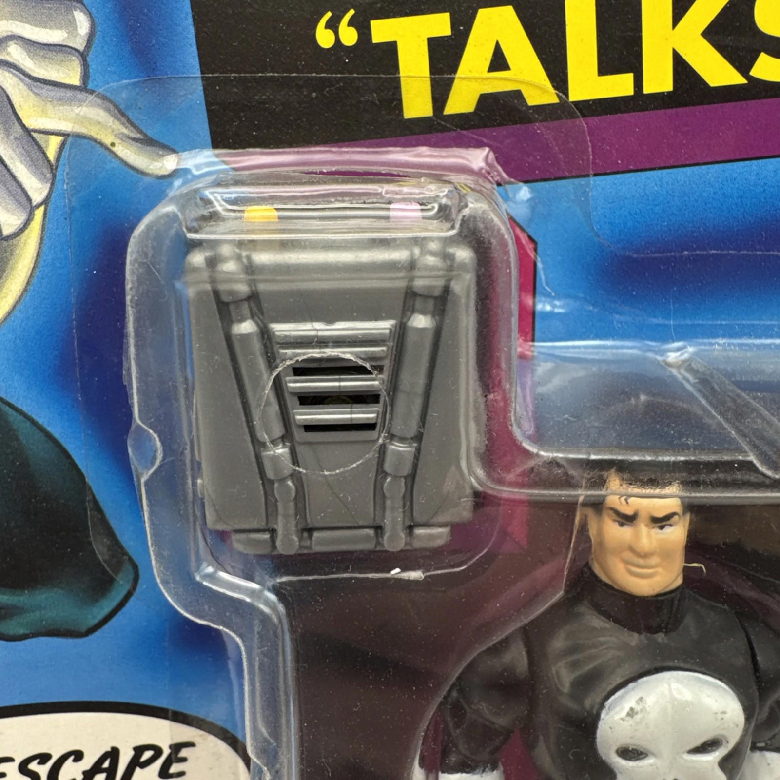 Marvel Electronic Super Heroes The Punisher Talks Carded 1991 Toy Biz