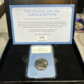 The Decimal Day 50p Capsule Edition Brilliant Uncirculated Coin