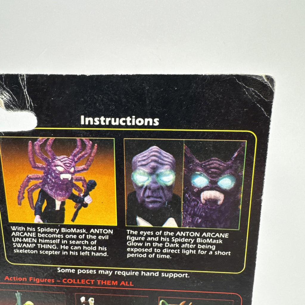 Vintage Kenner Swamp Thing Evil Un-men Anton Arcane Figure Sealed 1990