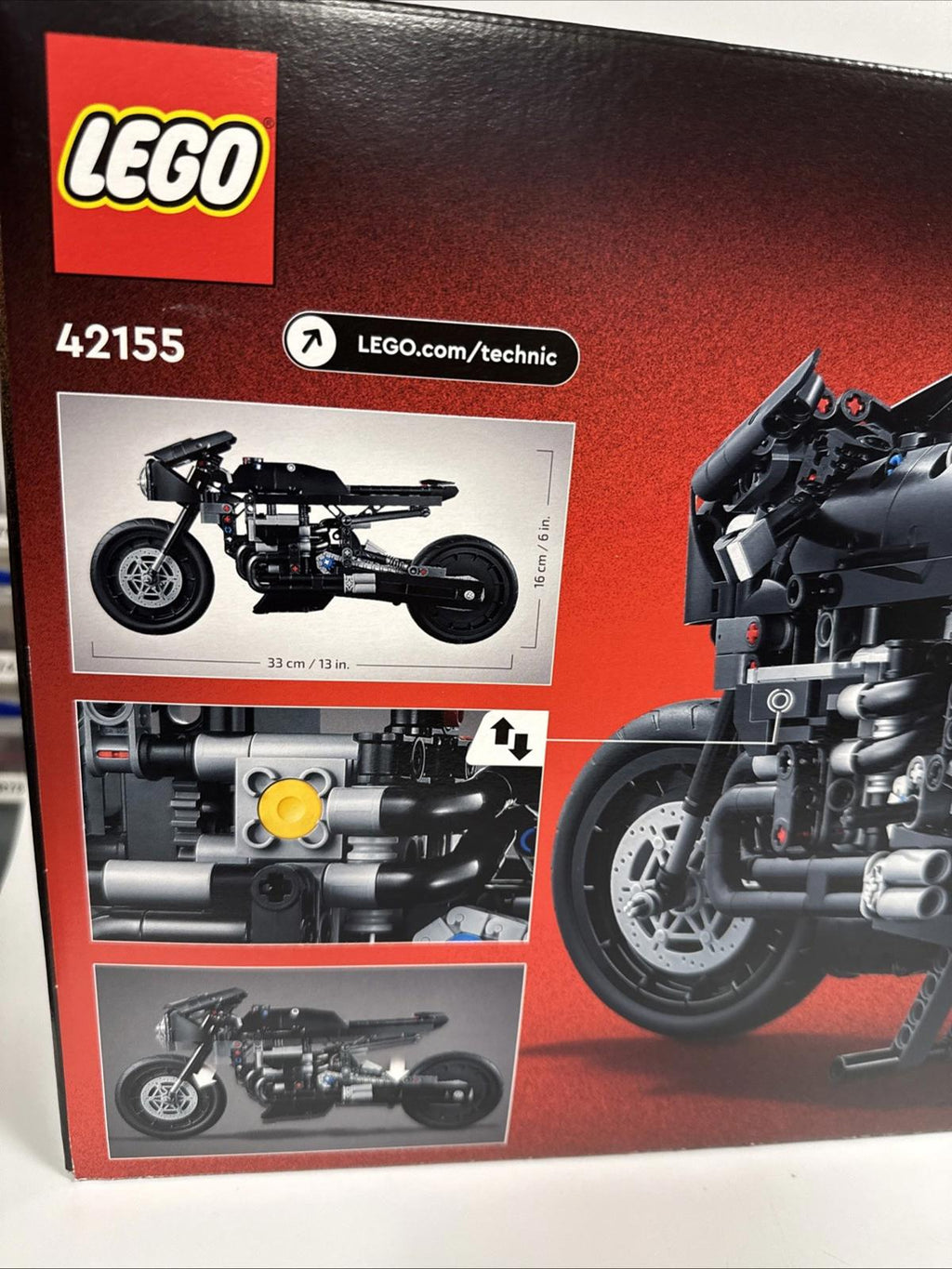 LEGO TECHNIC: The Batman Batcycle (42155) New Sealed