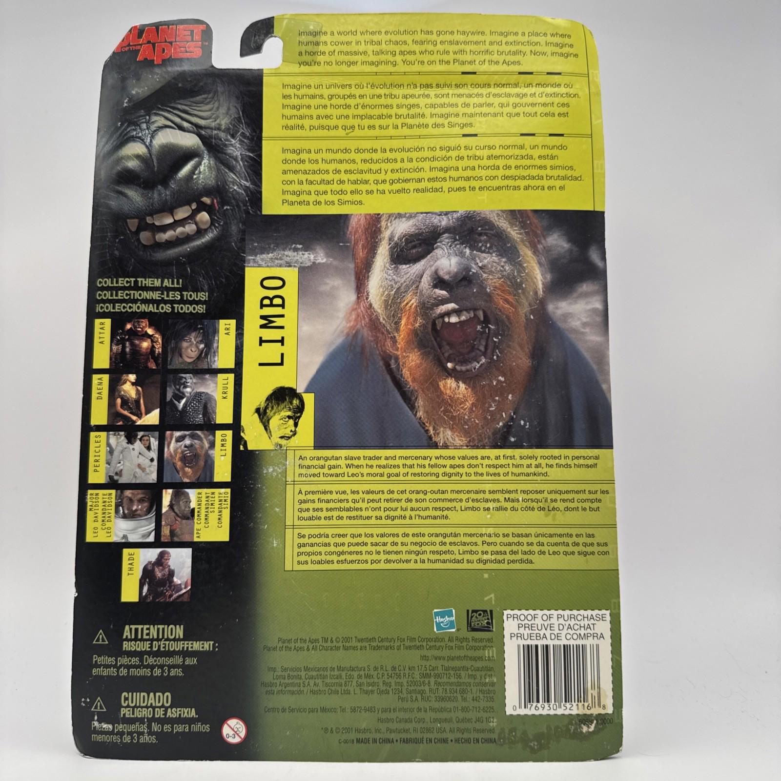 Vintage The Planet Of The Apes Action Figure Limbo New In Box 6"