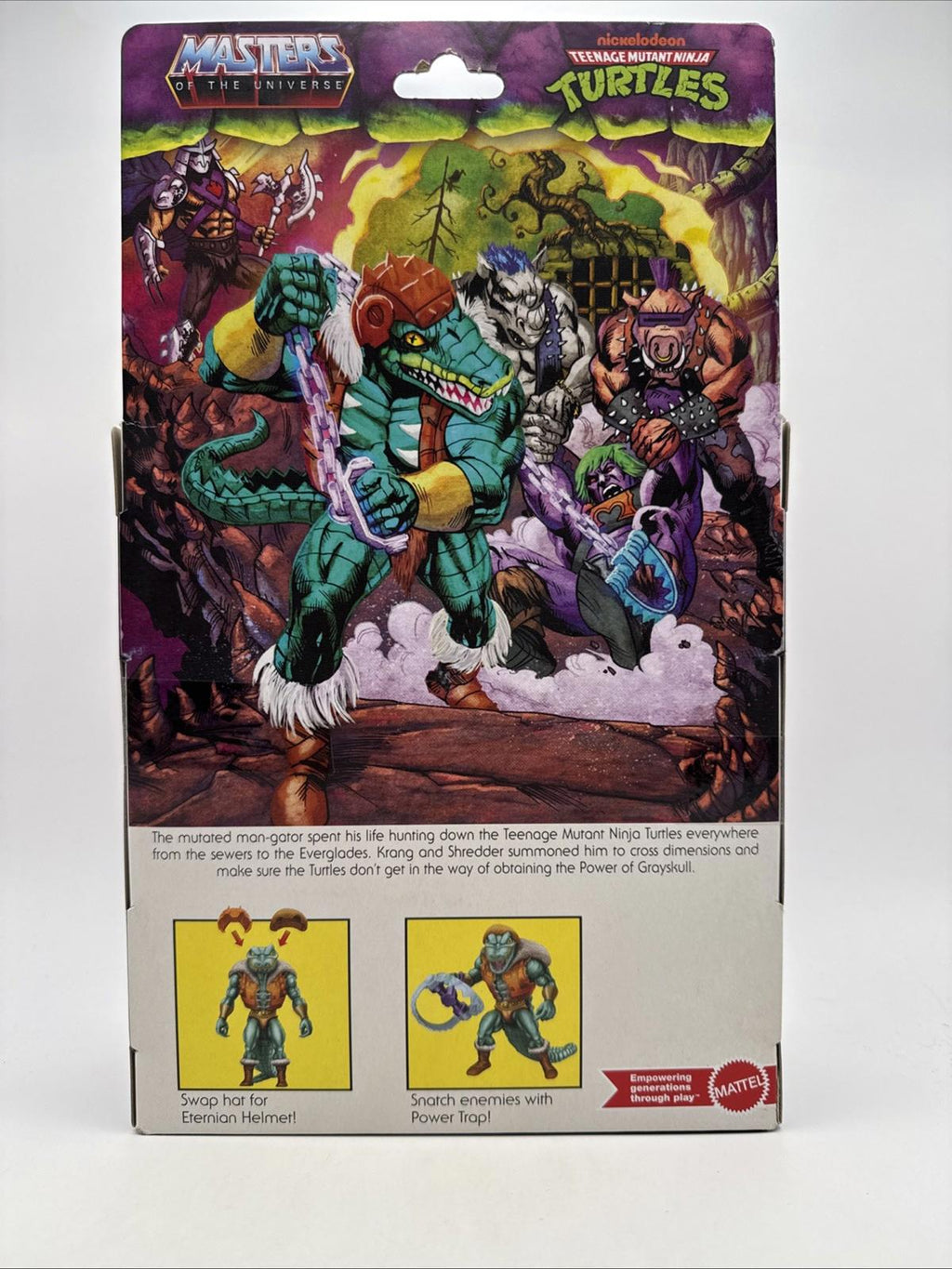 MOTU x TMNT Turtles of Grayskull Leatherhead Deluxe Action Figure Mattel He Man
